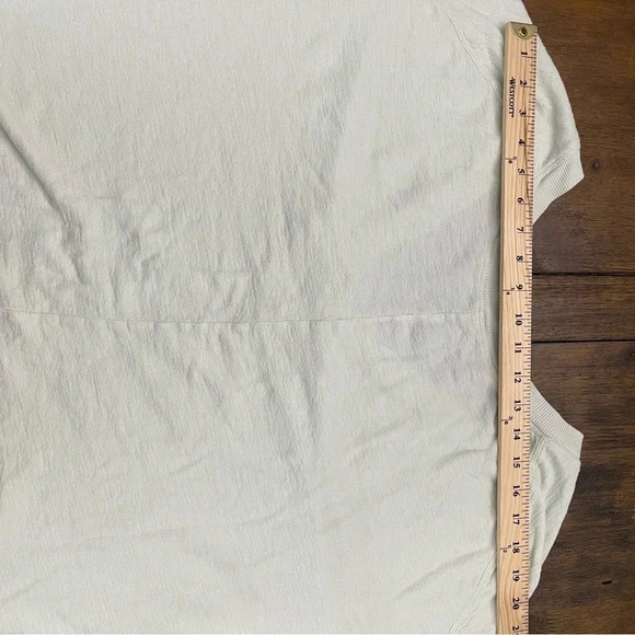 Anthropologie Daily Practice lightweight x-back pullover top. Medium, pale green - Picture 6 of 9